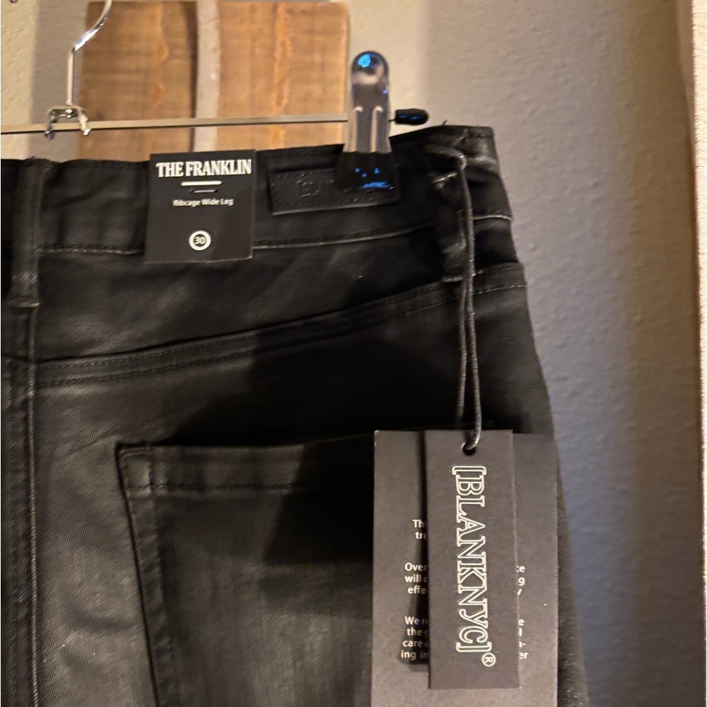 NWT Blank NYC Ribcage Wide Leg size 30 Franklin Spartacus - Picture 7 of 13